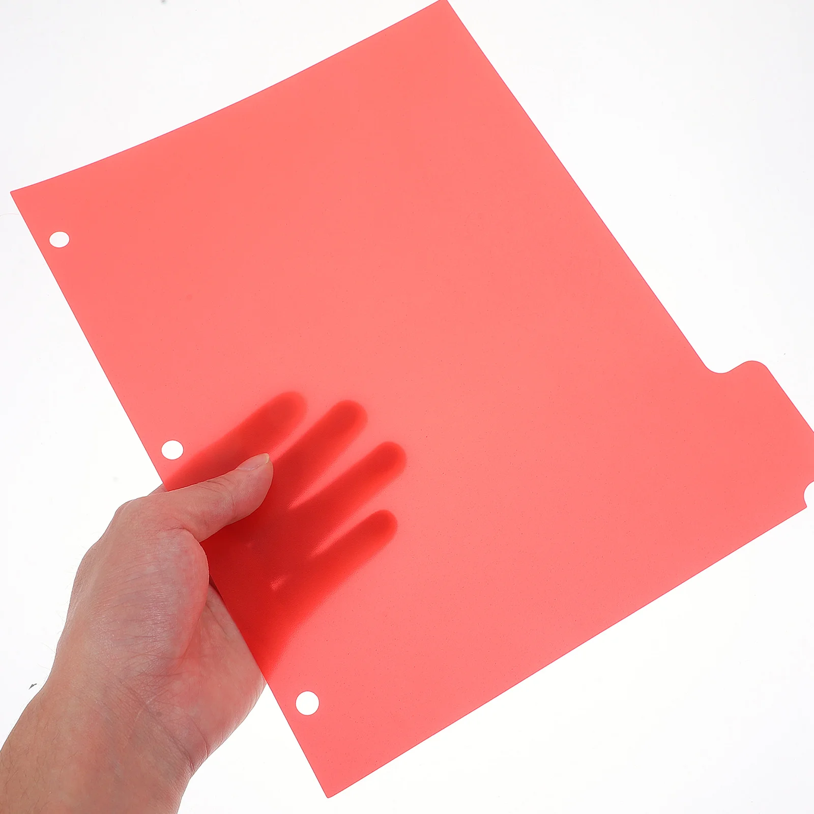 

5pcs A4 Colored Index Dividers for Notebook Binders with 3 Hole Punch Pages Separators PP Material Long Lasting Use