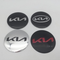 4pcs 3D 56mm 60mm 65mm For Car emblem Wheel hub Center Cap Badge covers sticker Decals Styling accessories