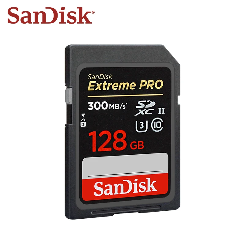 SanDisk Professional V90 SD Card Max 300Mb/s High Speed SDXC UHS-II Card 4K 8K Video Shooting Memory Card for Camera
