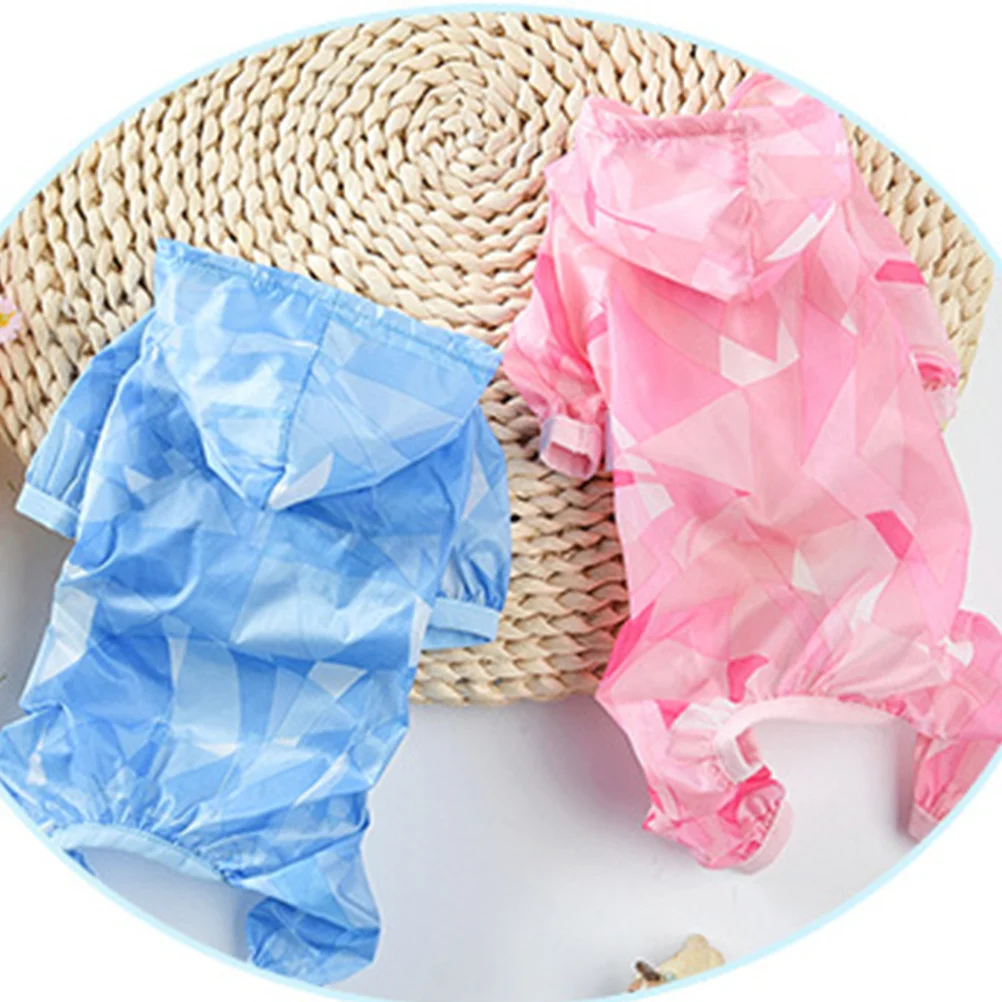 

Breathable Pet Summer Clothes Ultra Thin Sun Protection Clothing for Small Dogs Cats Easy to Wear and Take Off Size M Sky Blue