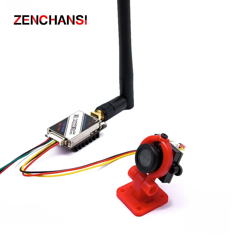 

5.8G 48CH 100/200/400/1000mW Mini Audio Video AV Transmitter VTX and CMOS 700TVL fpv camera 1.4mm Lens For RC FPV Racing Drone