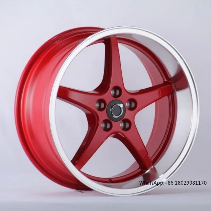 The price of 18 inch PCD 5*108 chinaspining wheel rim for Volvo TRD Type R Ferrari Flow Forming RIZO Sport MAONS BLUE