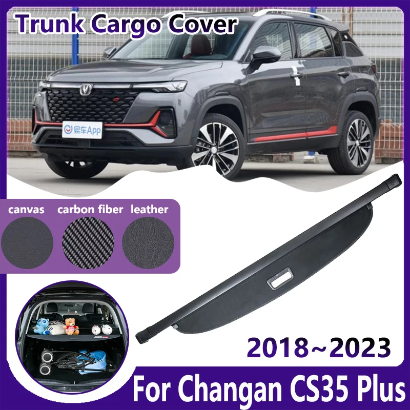 

Багажник багажник для Changan CS35 Plus, аксессуары 2018 ~ 2023, Автомобильный багажник, занавеска, защитный коврик для багажа, выдвижной задний багажник