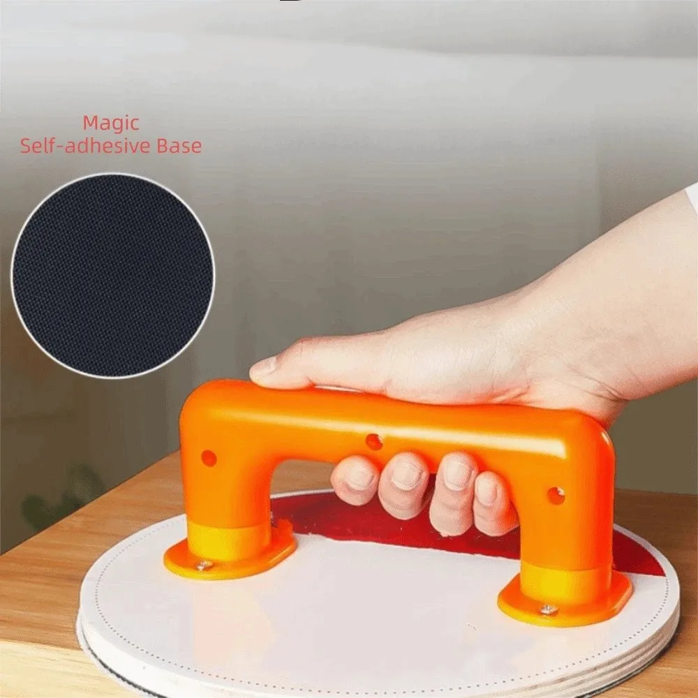 9 Inch Round Sanding Pad Round Ergonomic Design Self-adhesive Sandpaper Holder Self-adhesive Handheld Polishing Tool DIY Tasks