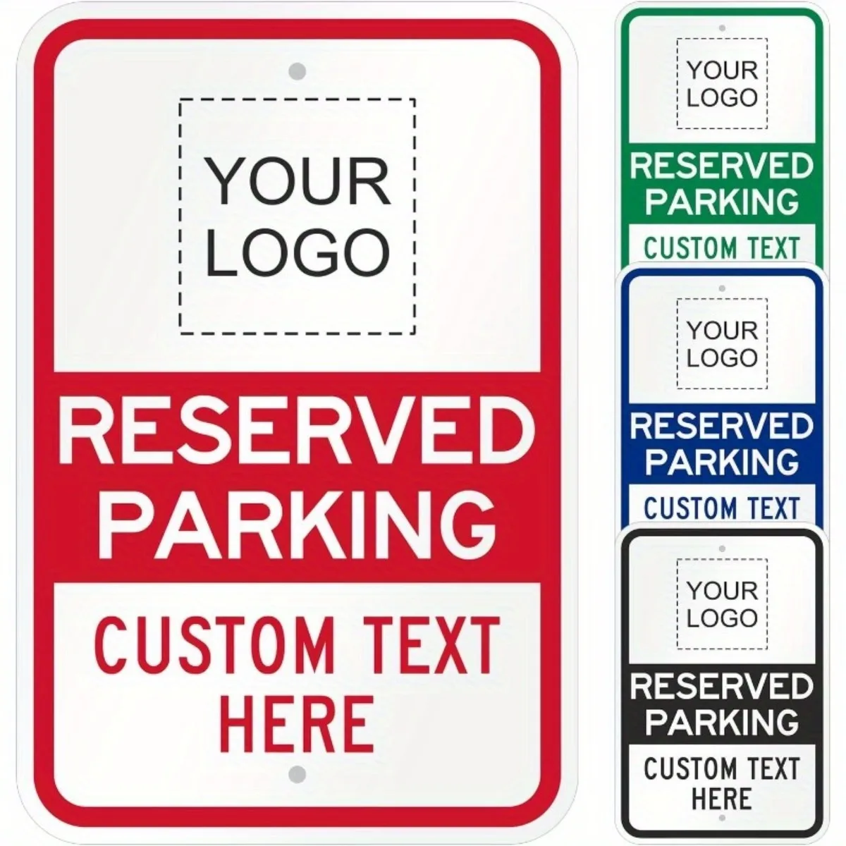 SmartSign 12"x18" Custom Parking Sign & Frame: Add Logo/Text, Rustproof, USA-Made (1-Pack)