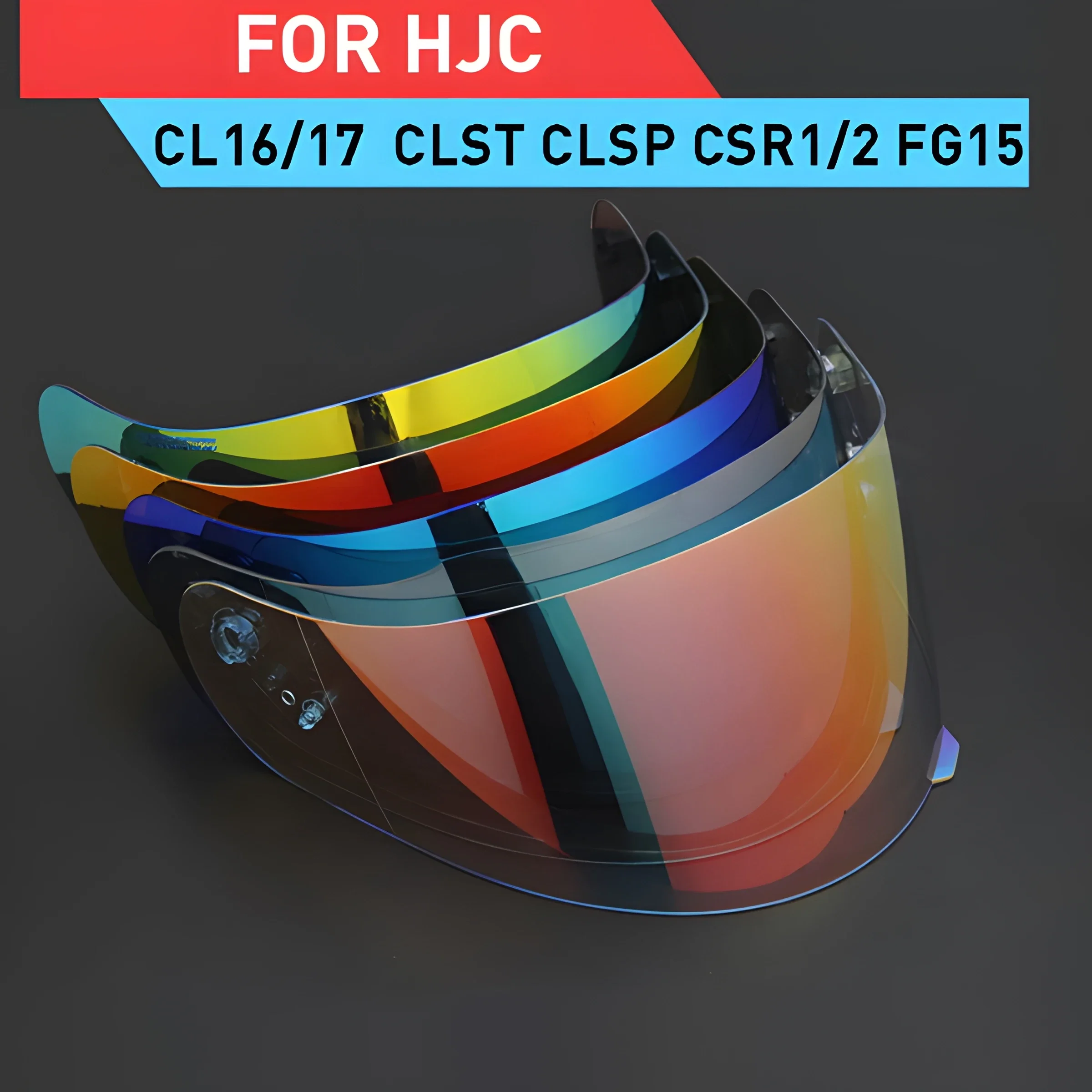 For HJC hj-09 visor suitable for CL-16 CL-17 CL-ST CL-SP CS-R1 CS-R2 CS-15 TR-1 FG-15 HS-11 FS-15 FS-11 motorcycle helmet lens