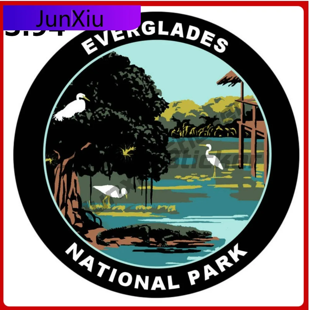 

Everglades Park 3.94" Truck Graphics Sticker Decal Souvenir Trendy Waterproof Vinyl Decorat Car Laptop Window Bumper
