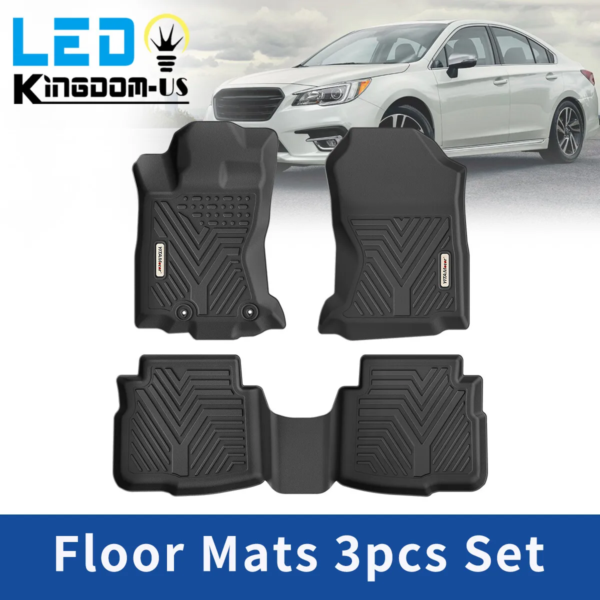 

Floor Mats Liners Set for 2020-2025 Subaru Legacy Outback All Weather TPE Rubber