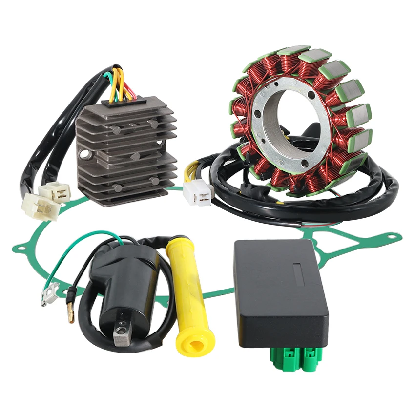 Motorcycle Regulator Rectifier+Ignition Stator Coil+Cover Gasket For Honda NX650 Dominator 650 NX500 Dominator 500 31600-MN9-000