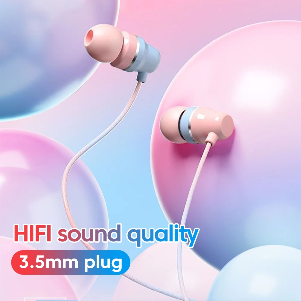 Olaf 3.5Mm In Ear Dual Channel Wired Earphones with Microphone Sound Insulation Noise Reduction Hifi Sound Quality Earphones