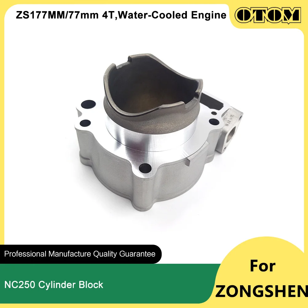 

OTOM ZS177MM Motorcycle 77mm Engine Cylinder Block For ZONGSHEN NC250 4-stroke Water-Cooled MOTOLAND AVANTIS GR Accessories