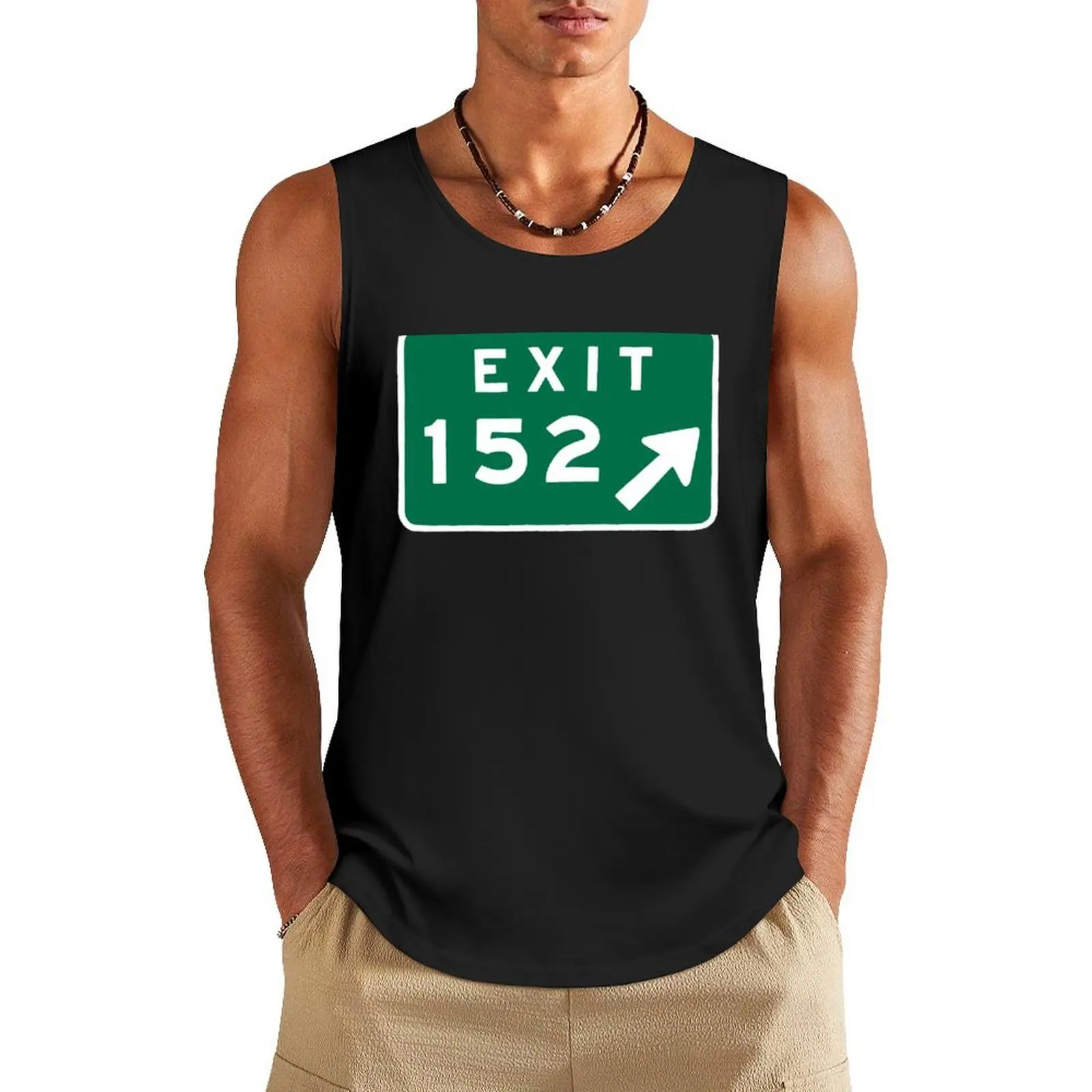 

Exit 152 Tank Top gym shirt men Gym man Men's summer clothes vest men