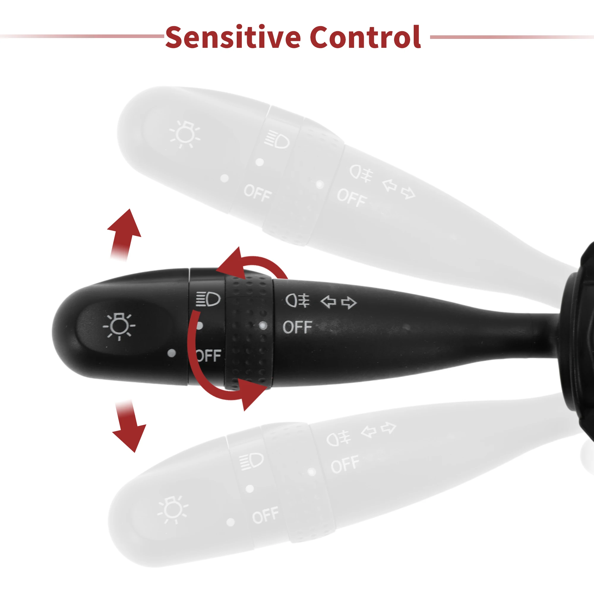 UXCELL No.8414002180/8414002190 مفتاح إشارة الانعطاف لتويوتا يارس فيرسو 1999-2005 #5