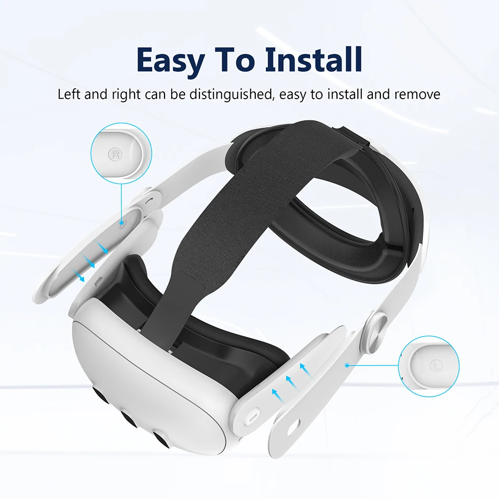 Adjustable Head Strap For Meta Quest 3 Upgrades Elite Headband Alternative Head Strap For Oculus Quest 3 VR Accessories