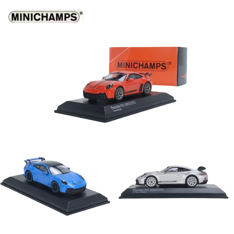 

1:64 Porsche 911 GT3(992) 2021 имитационная модель из сплава, детская коллекция декоративных игрушек, праздничные подарки для детей.