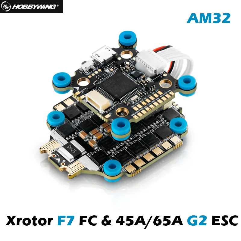 

Комбинированный кабриолетный контроллер полета Hobbywing Xrotor AM32 45A/65A 4in1 G2 ESC 3-6S и F7 для гоночного дрона RC FPV