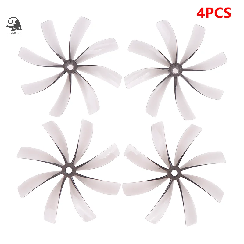 2Pairs NEEBRC 8-blade CW CCW 3.5inch Cinewhoop Prop 5mm Shaft Propeller For FPV Racing Drones Quadcopter DIY