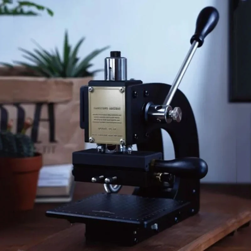 High-end handmade leather craft tool Maxita EC-17 hot foil stamp machine leather bronze medal and universal fixing device