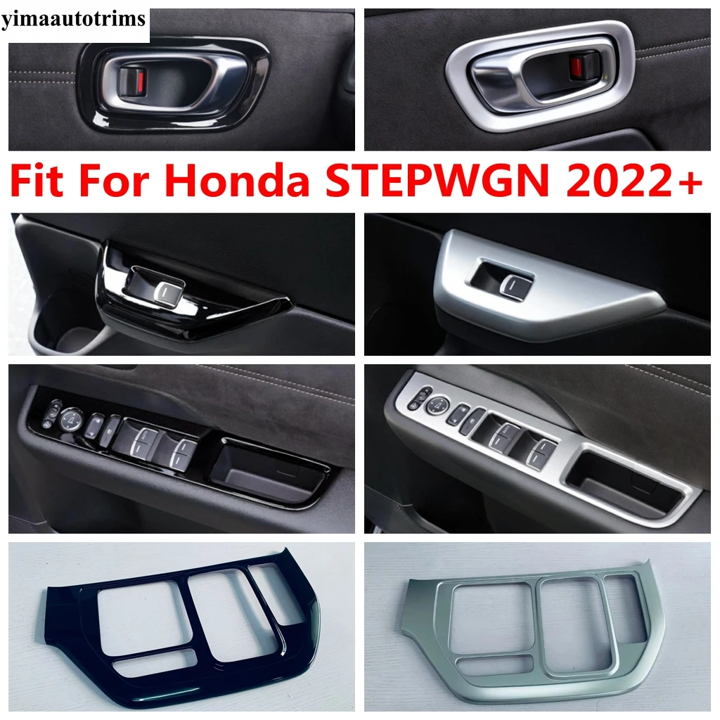 

Window Lift Control Panel / Door Handle Bowl / Gear Shift Frame Cover Trim For Honda STEPWGN 2022 2023 Car Interior Accessories