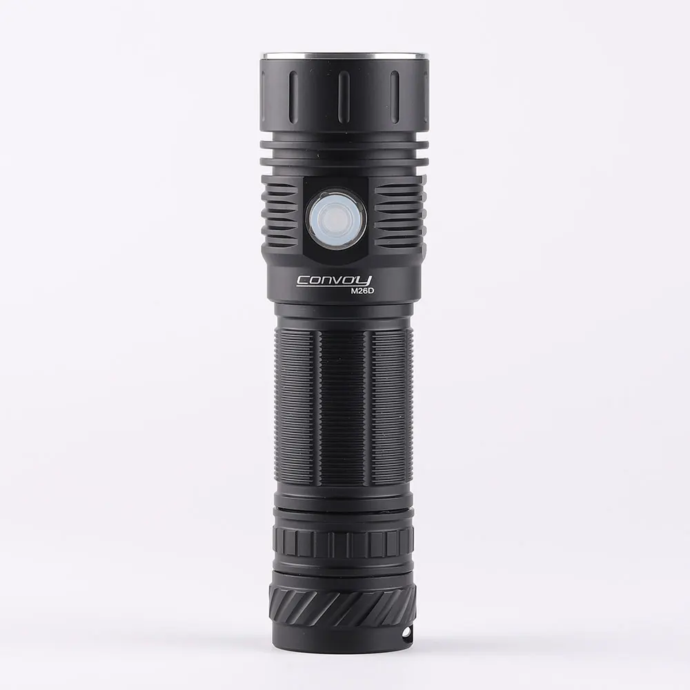 TIR Flashlight Convoy M26D LED 26800 /26650 Torch Hunting Lamp Type-c Charging Port Work Light Lanterne Latarka Zaklamp Lampe