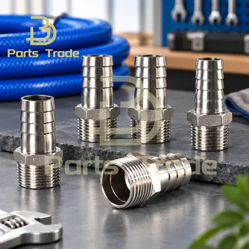 304 316 Stainless Steel Pagoda Head Connector Hex External Thread Wire Fitting 4mm 6mm Adapter