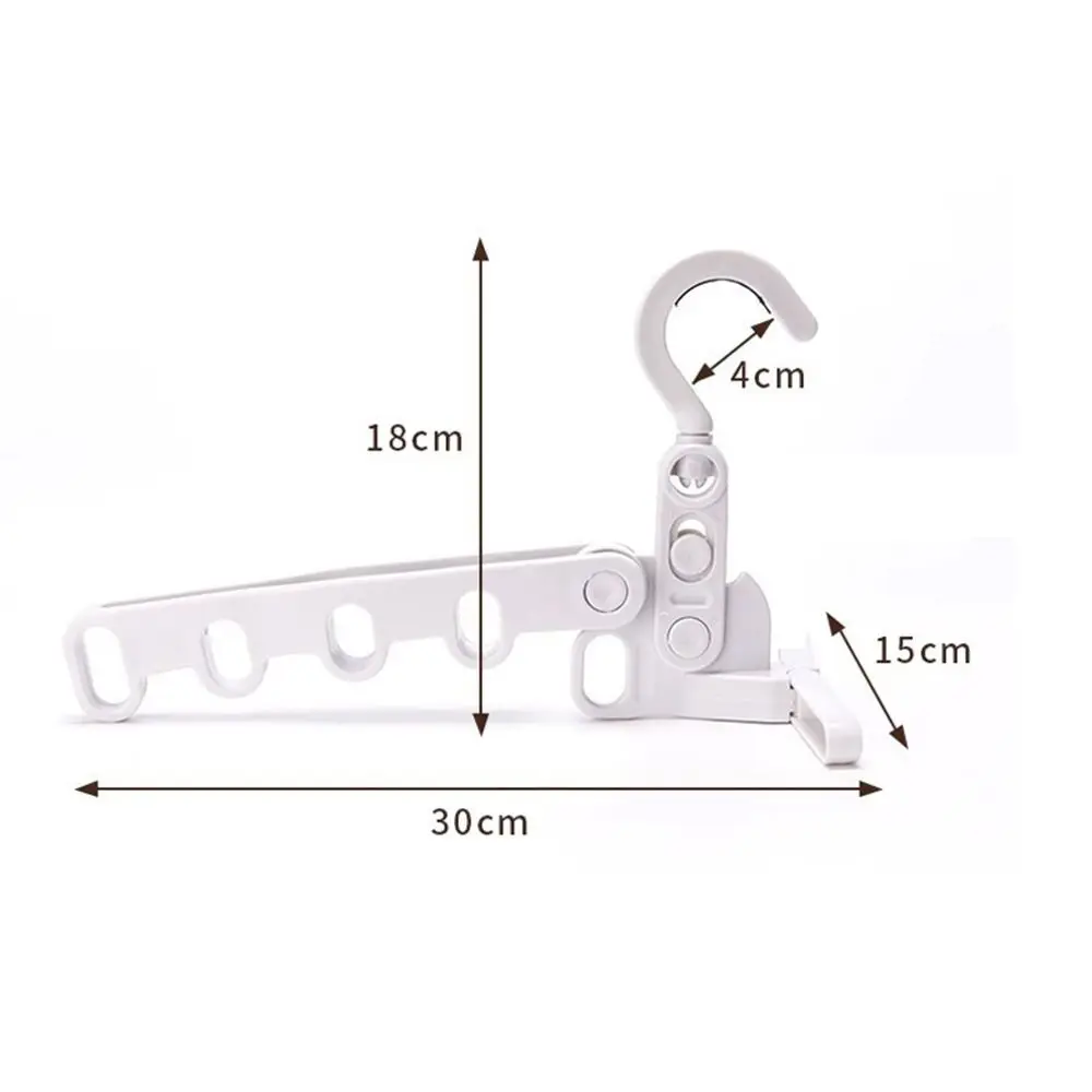 Portátil Dobrável Roupas Secagem Rack, 5-Hole Ângulo, Gancho de Roupa Ajustável, Multi-Function Secagem Artefato, Hotéis