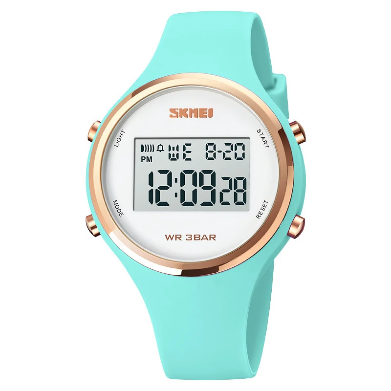 2024 New Fashion Digital Sports Watch Multifunction Waterproof Luminous Silicone Student Watches Boys Girls Stopwatch Wristwatch