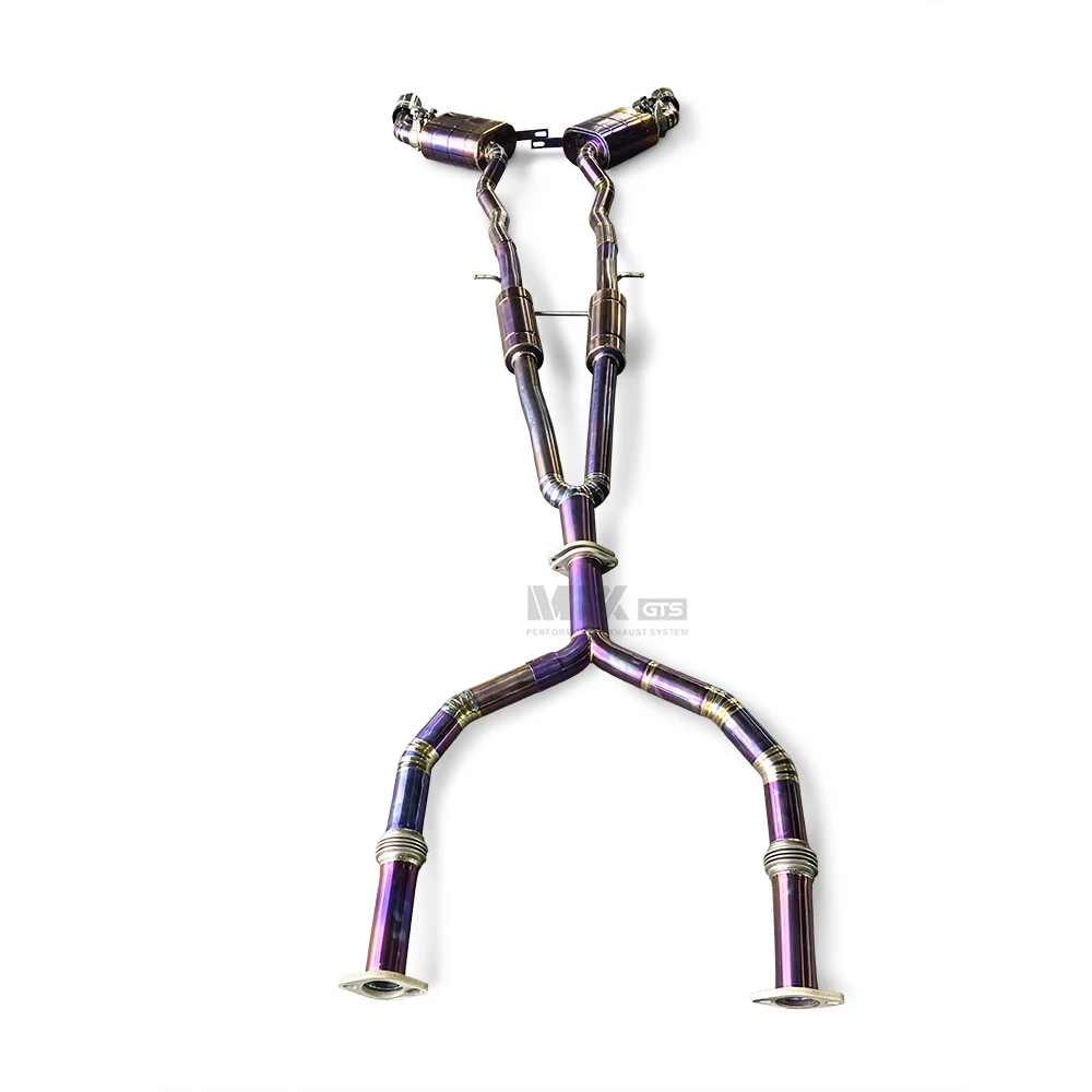 

Suitable for Infiniti Q50S 3.7 2014-2022 titanium alloy performance valve electronic muffler performance exhaust device with co