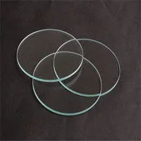 40-60mm Round Flat Glass Lens 42mm 47mm 50mm 52mm 57mm 58mm 60mm for LED Flashlight Torch Head Lamp Bicycle Light Cover