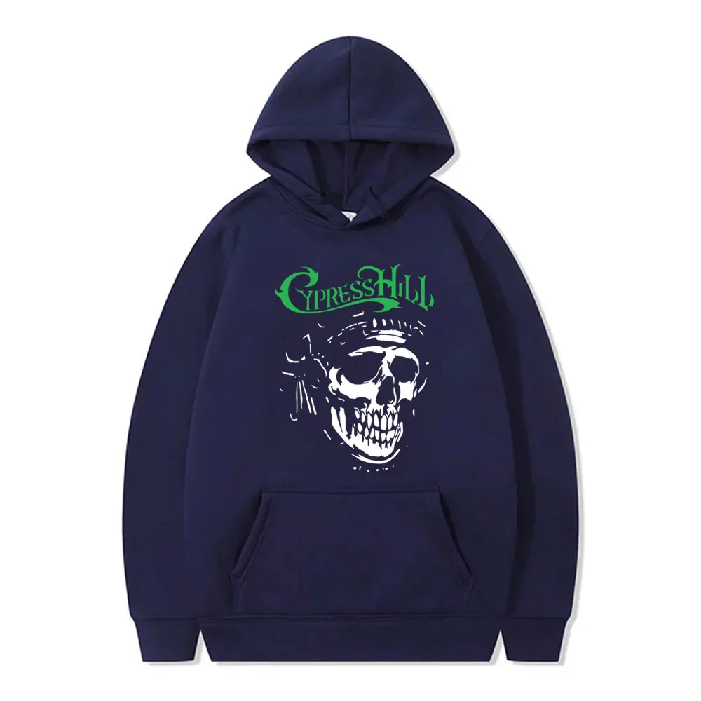 Rapper Cypress Hill Skeleton Graphic Hoodie Men Women Hip Hop Fashion Oversized Streetwear Male High Quality Fleece Sweatshirt