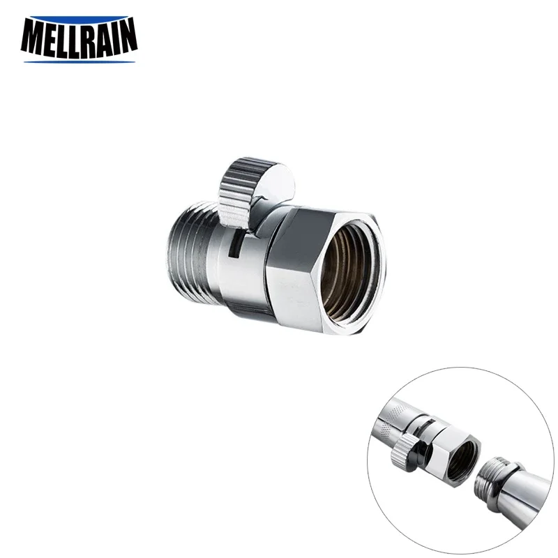 

Качественный клапан регулирования расхода для ручного душа и биде, латунный открывающий и закрывающий клапан для ванной комнаты, аксессуары для смесителя для биде 1/2 дюйма