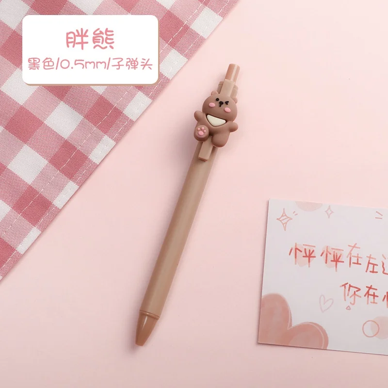 Caneta de urso tridimensional, 1 caneta aleatória