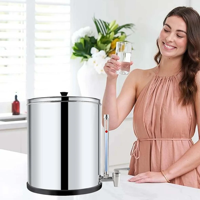 Spigot en verre de vue en acier avec vue dégagée, niveau d'eau pour Berkey, système de filtration d'eau Waterdrop
