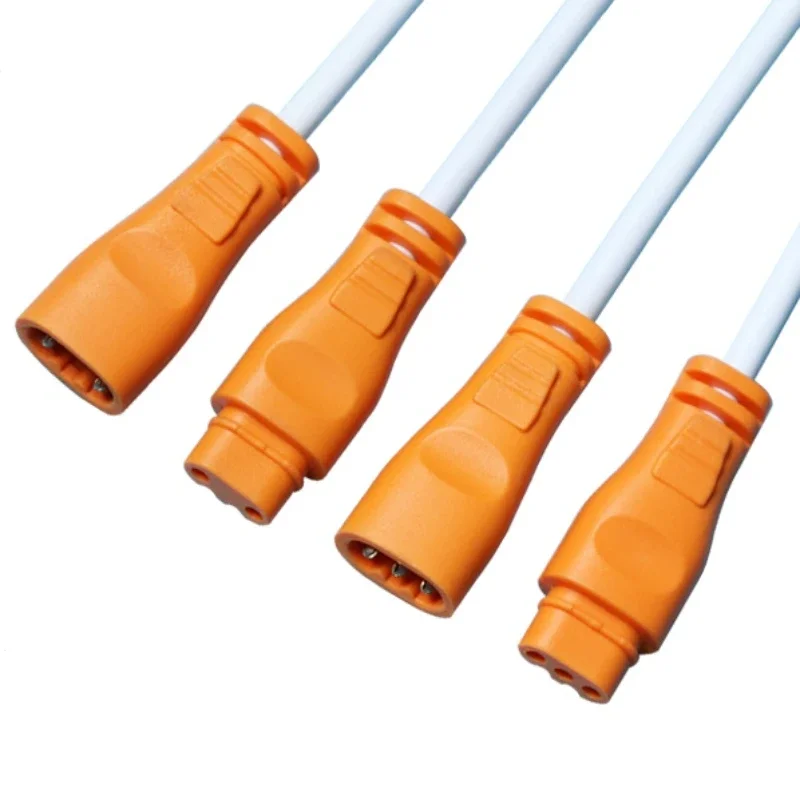 DC cable Two-color Male Female Waterproof Cable 2 core 3 core 0.3 square LED lamp panel light power cord 2Pin 3Pin 20cm 22AWG