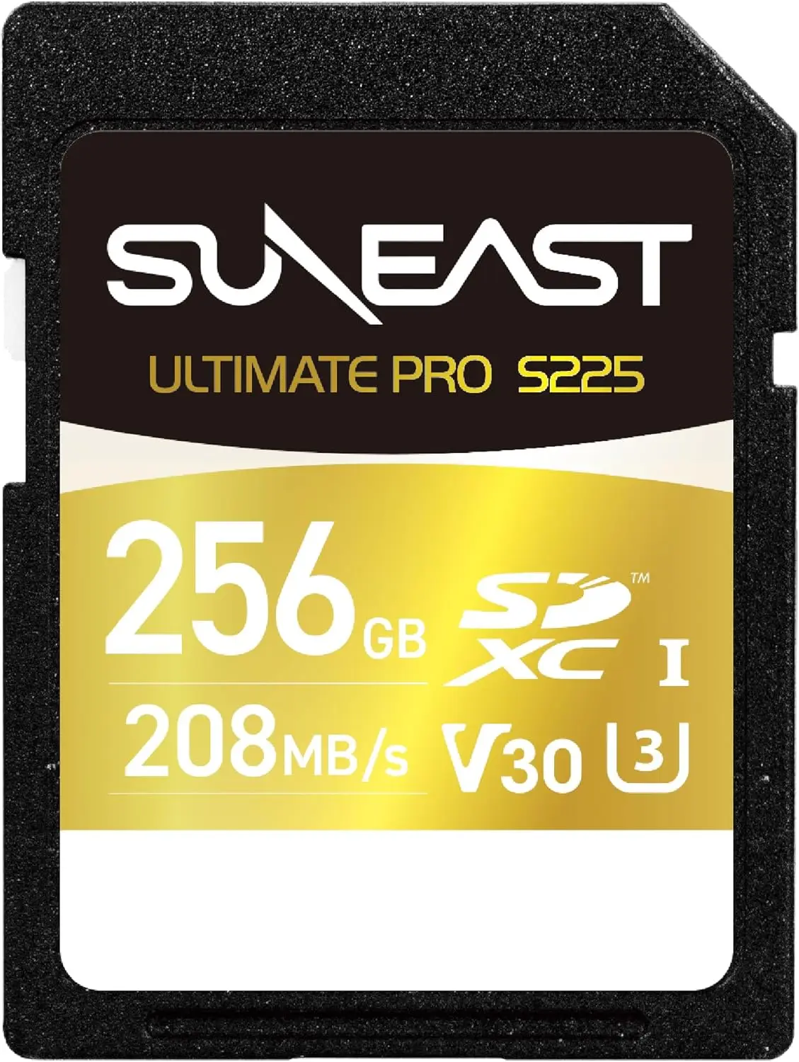 SDXC UHS-I Memory Card 256GB, Up to 208MB/s Read, 170MB/s Write, V30 U3 C10, 4K UHD Video for DSLR Camera