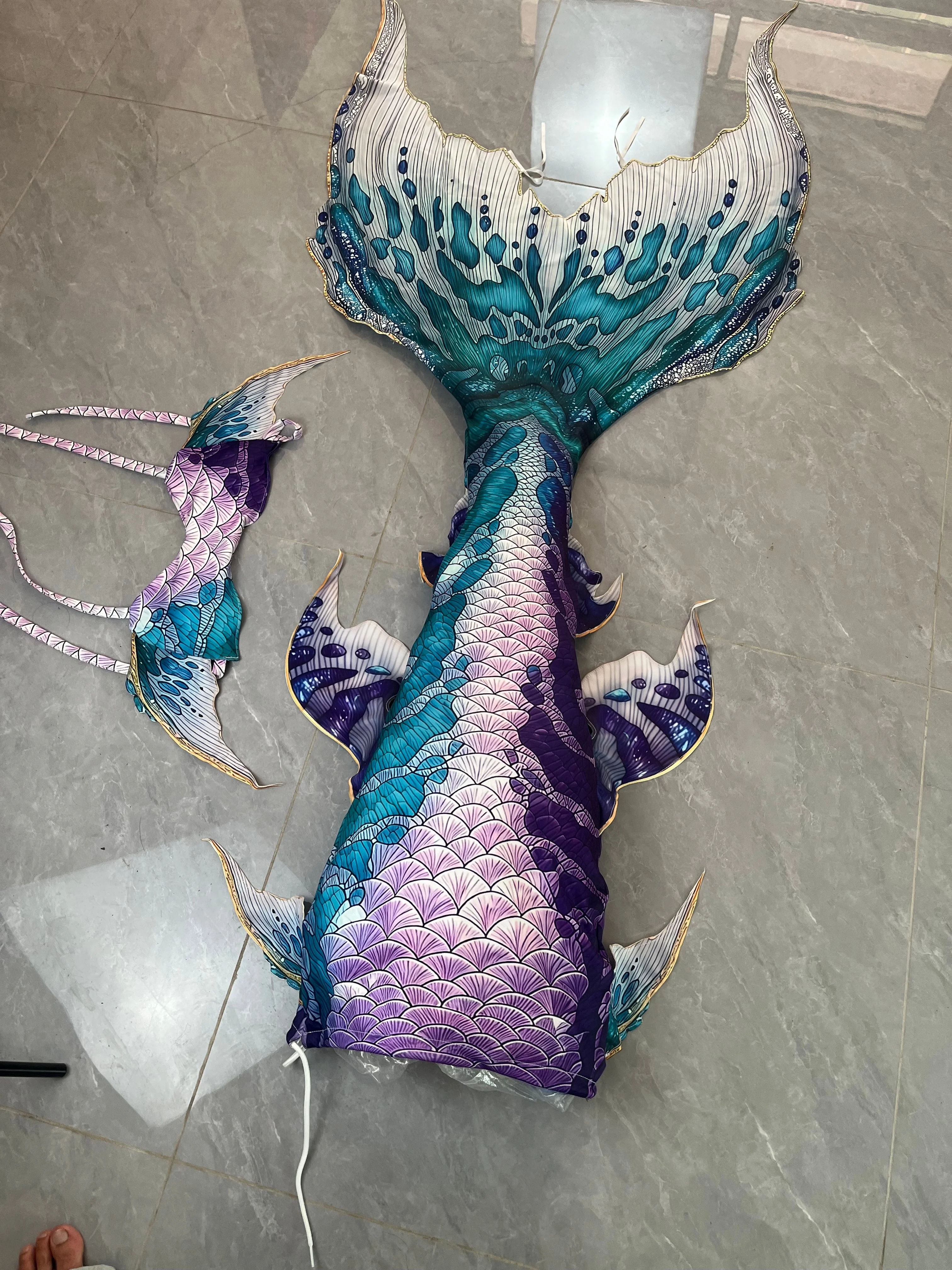 

New European And American Mermaid Swimsuit High-Definition Comfortable Underwater Shooting Training Fish Tail For Aquariums