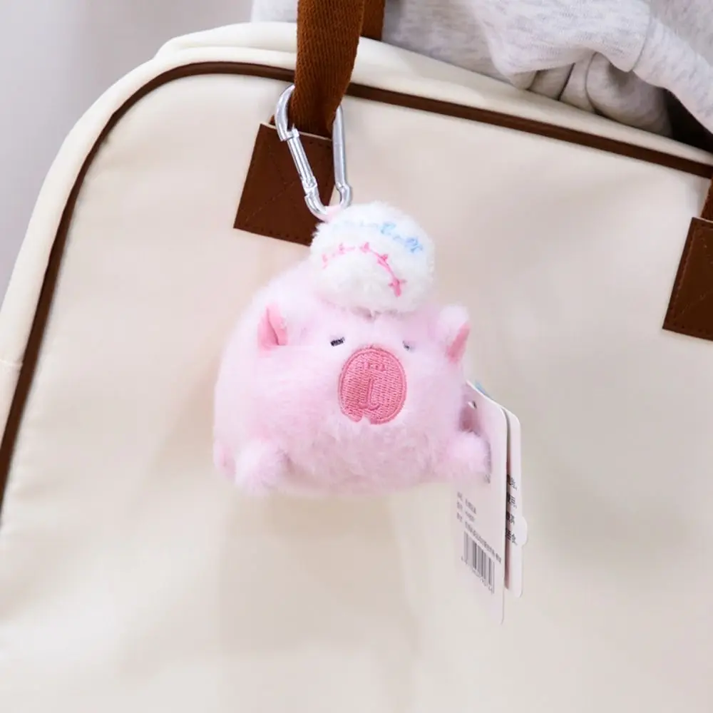 Cartoon Sports Capybara Plush Keychain Tennis Metal Buckle Tennis Capybara Bag Pendant Bag Pendant Korean Style