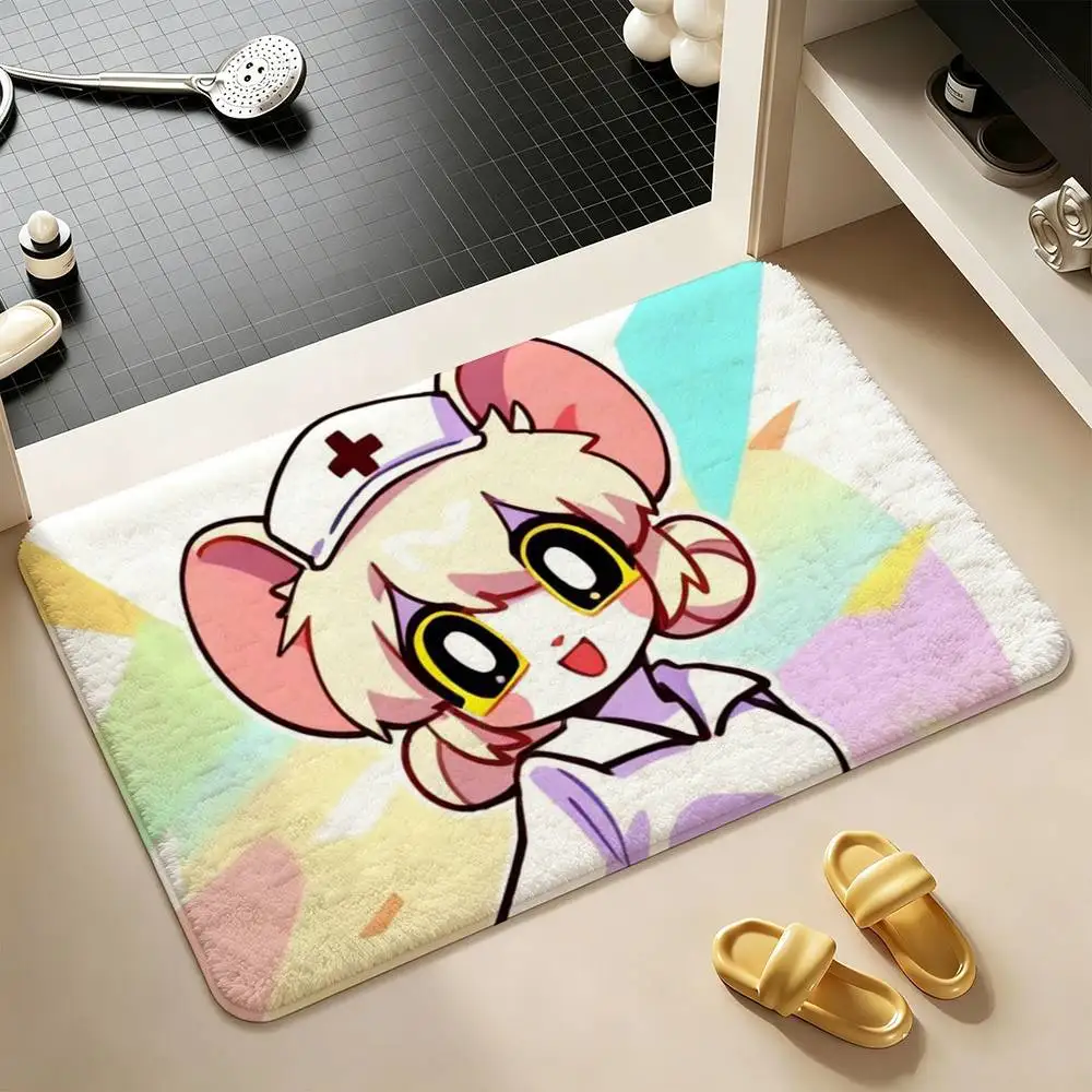 T-Terrible Mouse Lorna  Shower Room Absorbent Small Floor Mat Soft Comfortable Decorative Foot Mat