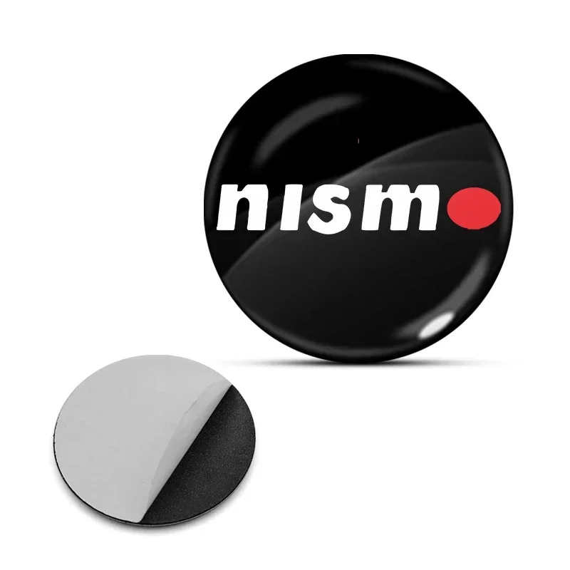 Car Door Lock Keyhole Sticker Auto Key Sticker Emblem Auto For Nissan Nismo Emblem R34 GTR Tiida Sylphy Teana X-trail 1 2 Qashqa