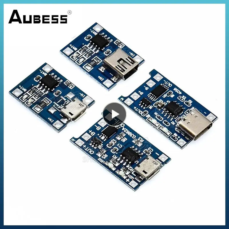 1PCS 1A Micro USB 18650 Lithium Battery Charging Board Charger Module+Protection Dual Functions TP4056