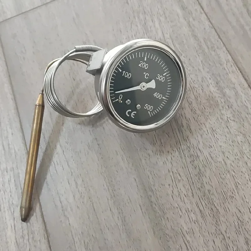 

Oven Thermometer 304 Stainless Steel High-Temp Resistance Dial Gauge 0-500°C BBQ Smoker Oven Accessory