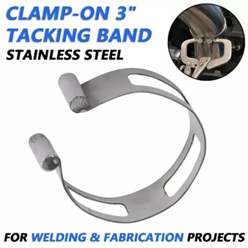 1 Pc Universal 2SP Motorcycle Stainless Steel Exhaust Locator Tape (76.1mm) For Welding/Fabrication Motorcycles Accessories