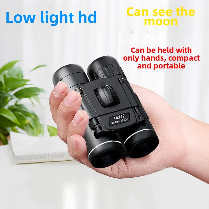 Mini 40x22 Binoculars High Definition Mobile Phone, Night Vision Outdoor Low Light Night Vision Concert Telescope