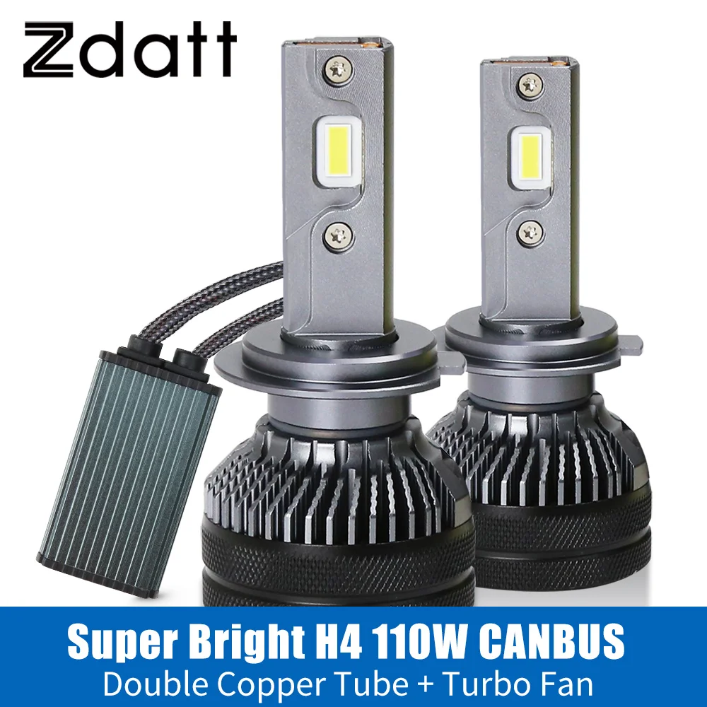 2PCS 110W H7 Led Lamp 6000K 50000LM Canbus H4 H1 H8 9005 HB3 HB4 H11 For Car Led Headlight Bulbs Fog Light 12V 3570 75Mil CSP