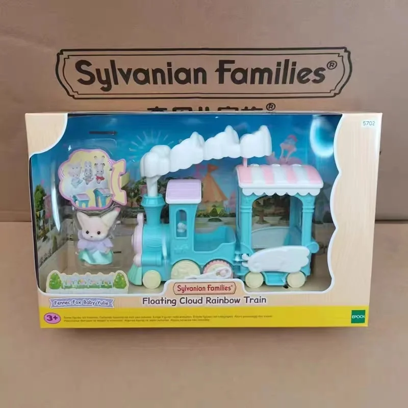 실바니안 패밀리 애니메이션 어린이 장난감 소녀를위한 선물 장난감 피규어 Calico Critters 귀여운 오리지널 Ternuas Collectible Room Ornaments