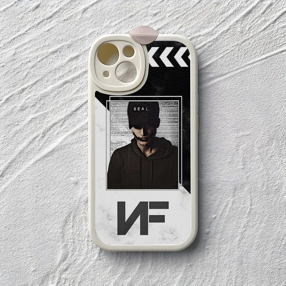 Rapper NF Phone Case For Iphone 15 14 12 13 Pro Max 11 Mini X Xr Xs Puls Lambskin Silicone Cover