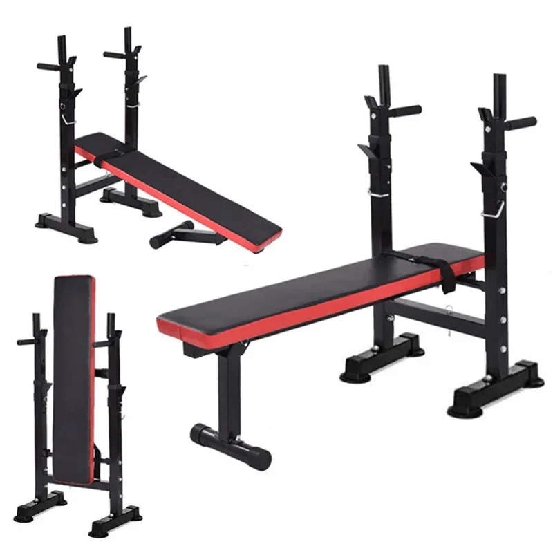 Wholesale Weight Lifting Bench Home Gym Folding Bench Indoor Bench Press And Squat Rack