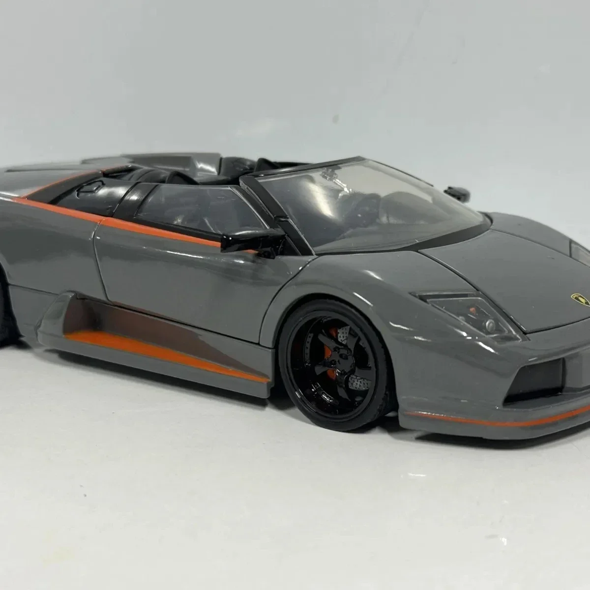 1:24 Lamborghini Murcielago Roadster wysoka symulacja aluminiowy Model samochodu kolekcjonerska zabawka prezent pamiątka ozdoba