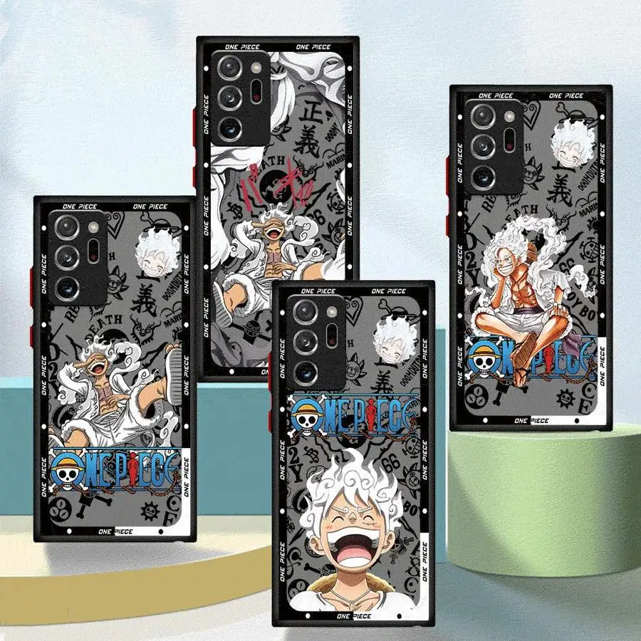 One Piece Luffys5 Gear Phone Case for Samsung Galaxy A70 Note 20 Ultra Note 10 Plus A21s A50 Note 9 8 A31 A71 A12 A21s A51 Cover