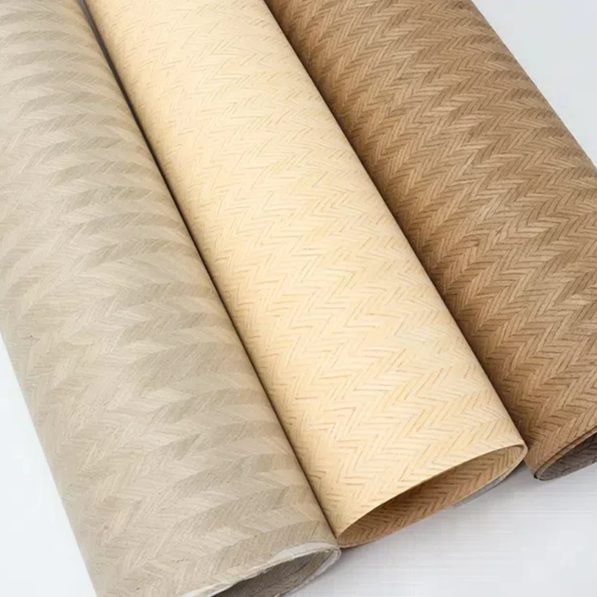 

0.25mm Arrow Grain Engineered Wood Veneer Sheet,Wooden Wall Paper for Interior Home Automotive Furniture Woodworking Decoration